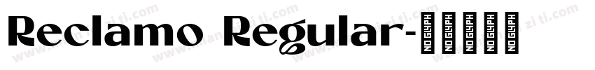 Reclamo Regular字体转换